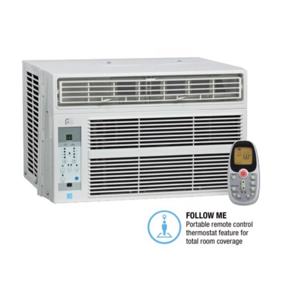 B & K Perfect Aire 8000 BTU 115 V Window Air Conditioner w/Remote 350 sq ft - 5PAC8000