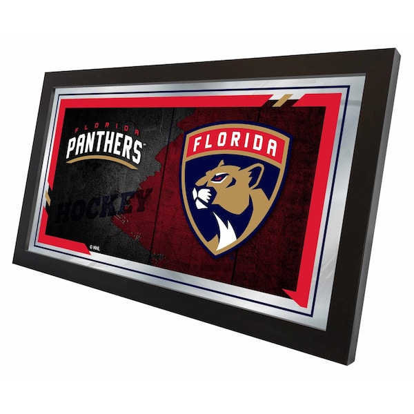 Holland Bar Stool Co Florida Panthers 15" x 26" Hockey Collector Mirror by Holland Bar Stool Company - MCOLFLAPAN