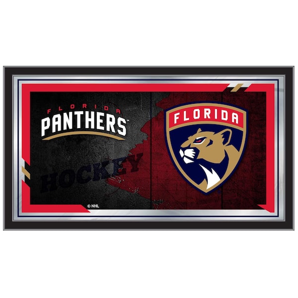 Holland Bar Stool Co Florida Panthers 15" x 26" Hockey Collector Mirror by Holland Bar Stool Company - MCOLFLAPAN