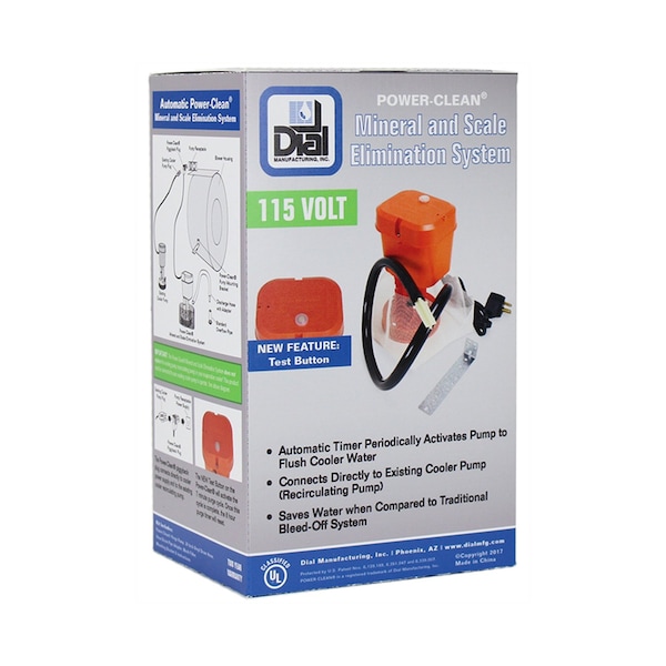 Dial Mfg Dial Power Clean 9-1/2 in. H X 5-1/2 in. W Orange Polypropylene Evaporative Cooler Pump - 1541
