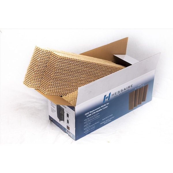 Hessaire Hessaire 28.5 in. H X 10 in. W Tan Canvas Media Pad Set - 6060053