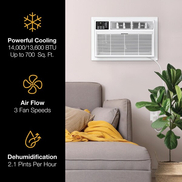 Whirlpool 14,000 BTU 230V Through the Wall Air Conditioner - WHAT142-2BW