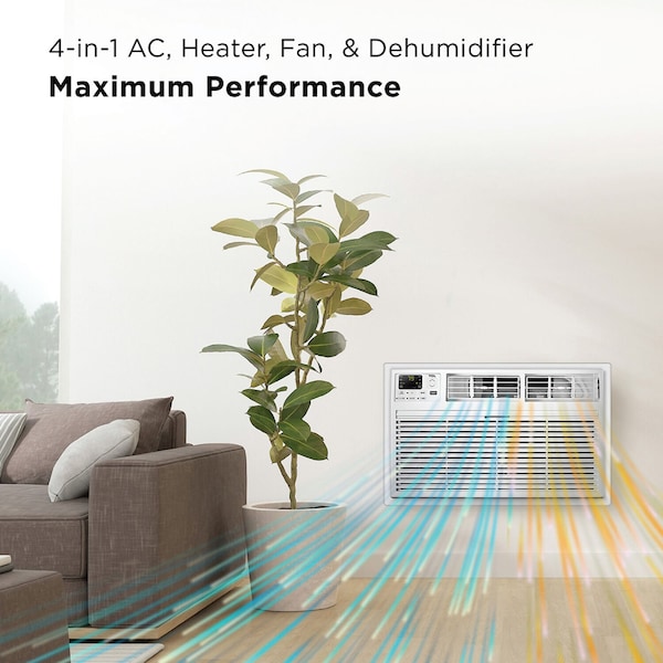 Tcl 8,000 BTU Smart Through-the-Wall Air Conditioner with Heat - H8T91H