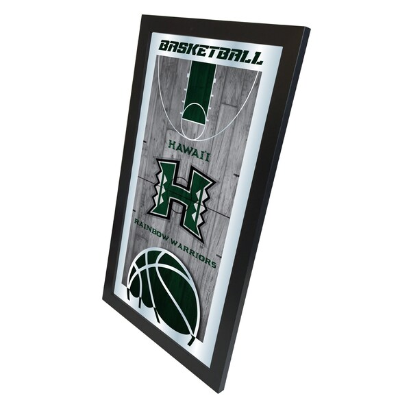 Holland Bar Stool Co University of Hawaii 15" x 26" Basketball Mirror - MBSKTHAWAII