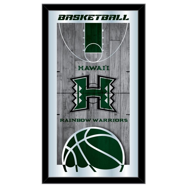 Holland Bar Stool Co University of Hawaii 15" x 26" Basketball Mirror - MBSKTHAWAII