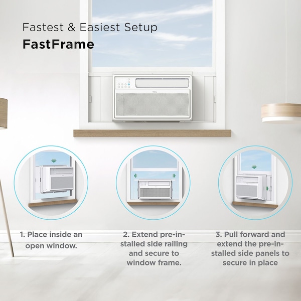 Tcl 8,000 BTU Smart Inverter Window Air Conditioner - H8W4MW