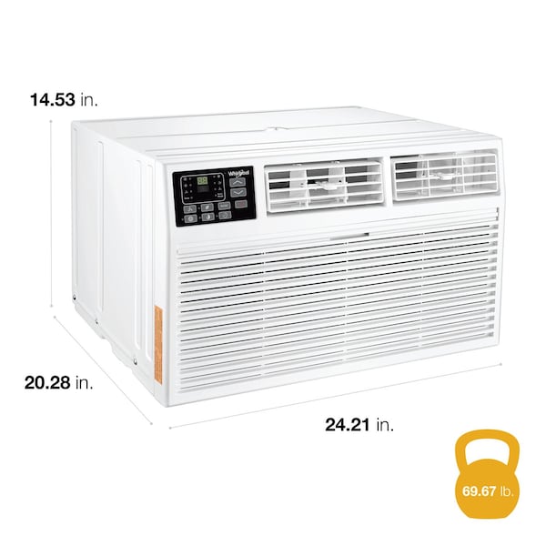 Whirlpool 12,000 BTU Through the Wall Air Conditioner - WHAT121-1BW
