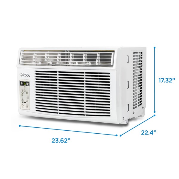 Commercial Cool Window Air Conditioner, 115, 19 in W. - CWAM12W6C