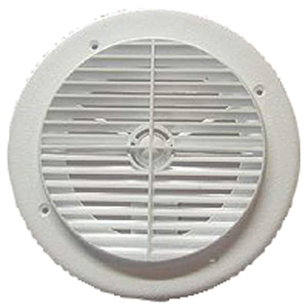 D&W D&W 6840WH Louvered Aireport RV Air Conditioner Ceiling Vent - White - 6840WH