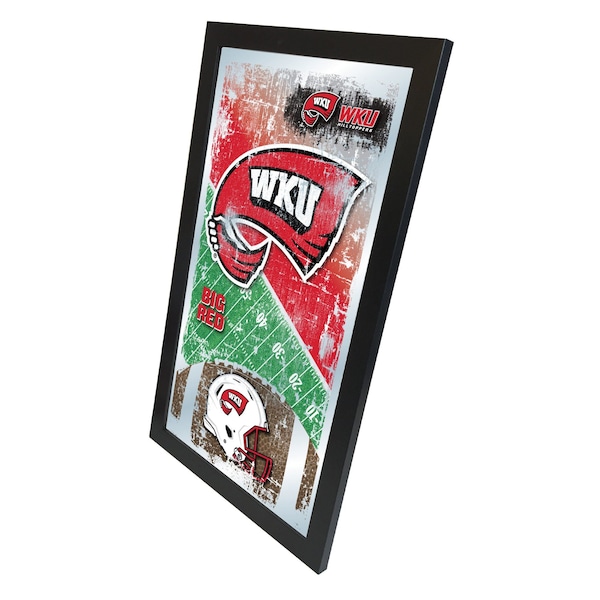 Holland Bar Stool Co Western Kentucky 15" x 26" Football Mirror - MFTBLWESTKY