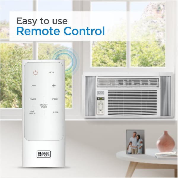 Black & Decker Window Air Conditioner, 115, 22.4 in W. - BD08WT6