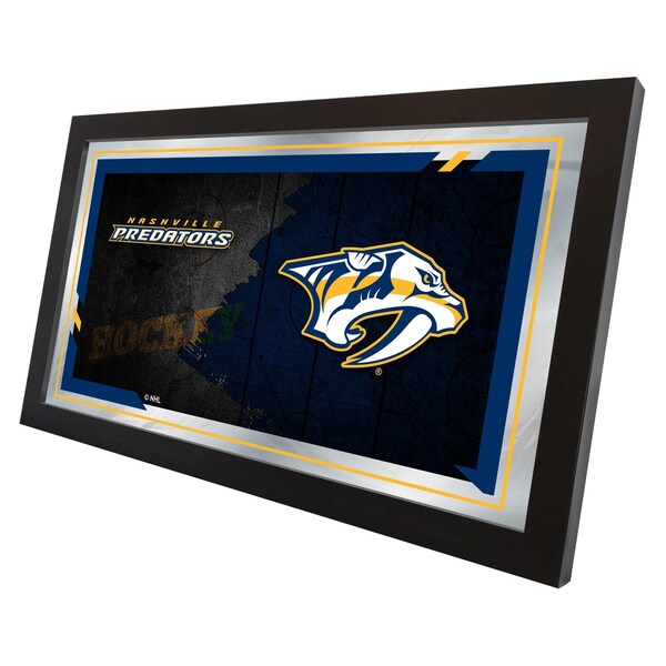 Holland Bar Stool Co Nashville Predators 15" x 26" Hockey Collector Mirror by Holland Bar Stool Company - MCOLNSHPRE