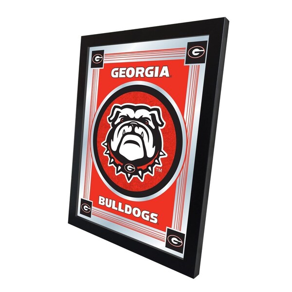 Holland Bar Stool Co Georgia "Bulldog" 17" x 22" Logo Mirror - MLOGOGA-DOG
