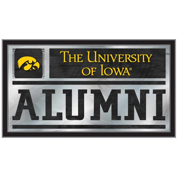 Holland Bar Stool Co Iowa 26" x 15" Alumni Mirror - MALUMIOWAUN