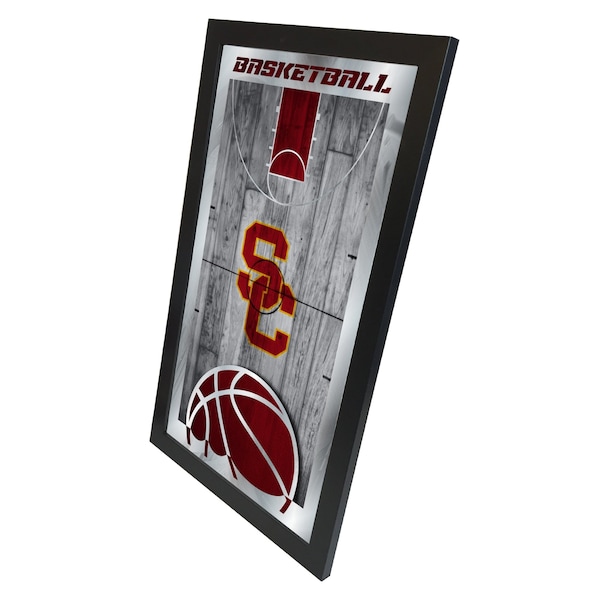 Holland Bar Stool Co USC Trojans 15" x 26" Basketball Mirror - MBSKTSOUCAL