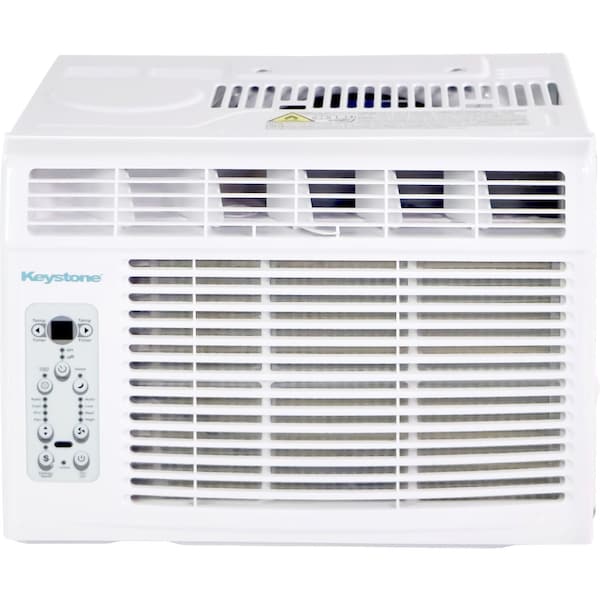 Keystone 12,000 BTU Window-Mounted AC with "Follow Me" LCD Remote Control - KSTAW12CE