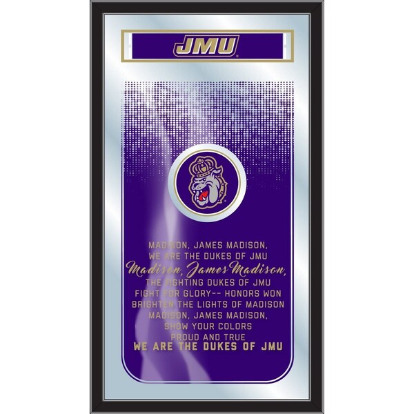 Holland Bar Stool Co James Madison 26" x 15" Fight Song Mirror - MFGHTJMSMAD