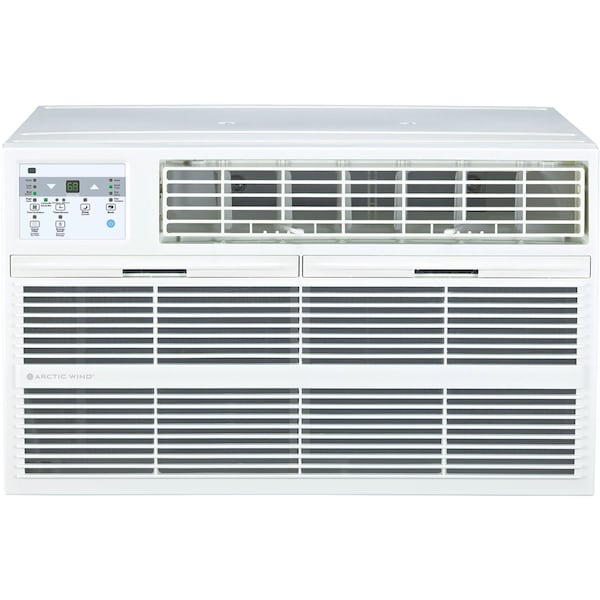 Arctic Wind 10,000 BTU 230V Through the Wall Air Conditioner with Supplemental Heat and Remote Control - 3AWTWH10002A