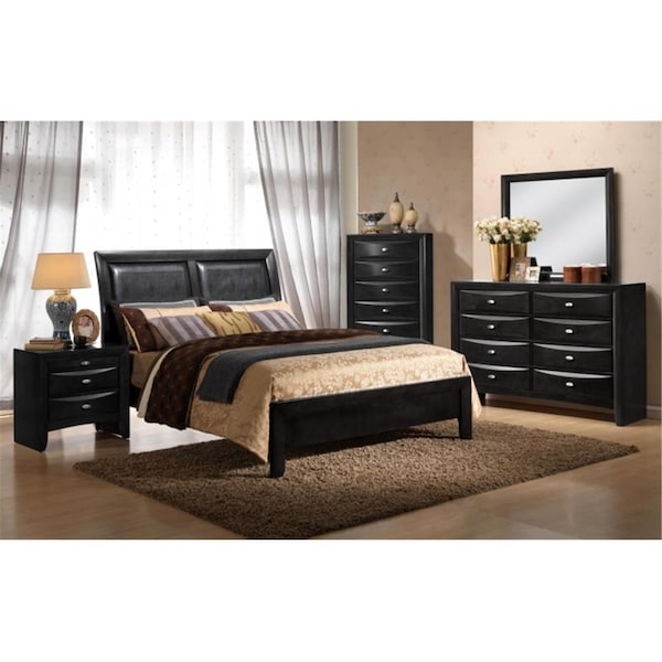 Myco Furniture Black Emily Mirror - EM1500-M