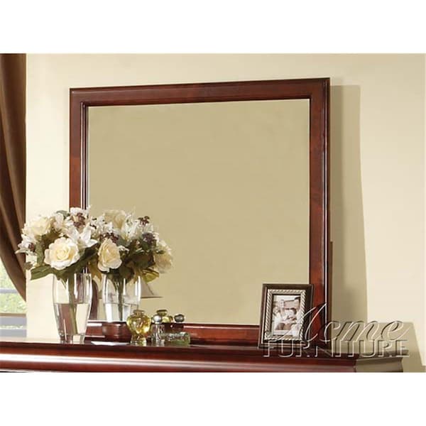 Acme Furniture Industry Louis Philippe III Mirror- Cherry - 19524