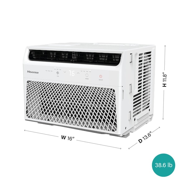 Hisense 6,000 BTU Window Air Conditioner with Remote Control - AHW0621CR1W