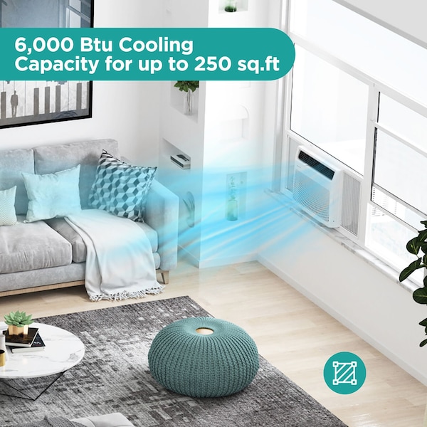 Hisense 6,000 BTU Window Air Conditioner with Remote Control - AHW0621CR1W