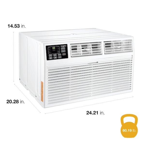 Whirlpool 8,000 BTU Through the Wall Air Conditioner - WHAT081-1BW