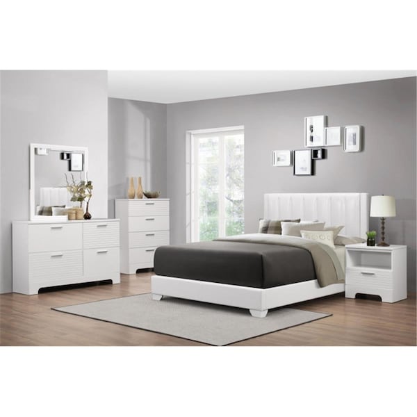 Myco Furniture White Moderno Mirror - MD3336M