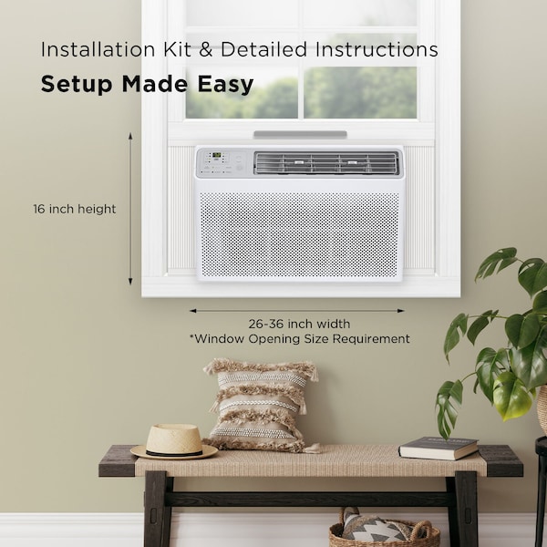 Tcl 14,000 BTU Smart Window Air Conditioner H14W35W - H14W35W