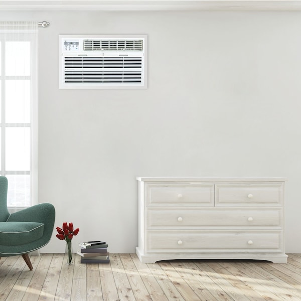 Arctic Wind 14,000 BTU 230V Through the Wall Air Conditioner with Supplemental Heat and Remote Control - 3AWTWH140002A