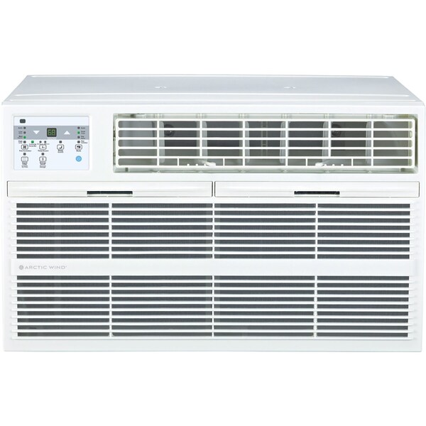 Arctic Wind 12,000 BTU 230V Through the Wall Air Conditioner with Supplemental Heat and Remote Control - 3AWTWH120002A
