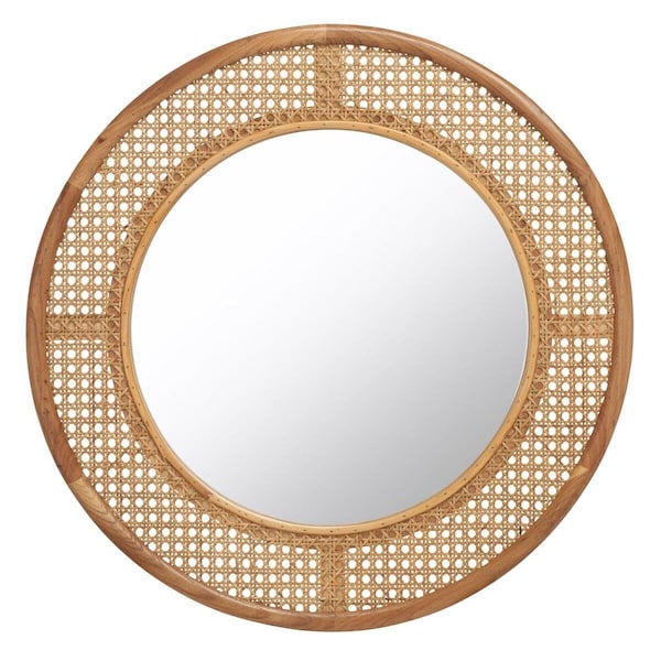 Safavieh 24 in. Byleth Mirror, Natural - MRR2021B