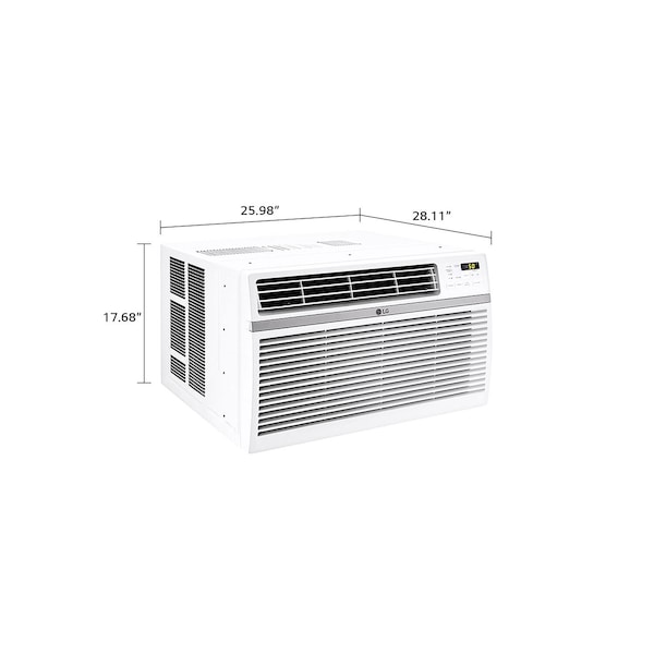 Lg 18,000 BTU Window Smart Air Conditioner with Remote - LW1821ERSM