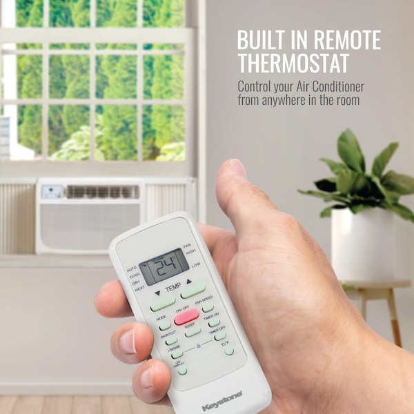 Keystone 18,000 BTU 230V Window/Wall AC with "Follow Me" LCD Remote Control - KSTAW18C