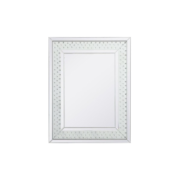 Blueprints 28 x 36 in. Sparkle Collection Crystal Mirror - BL2952290