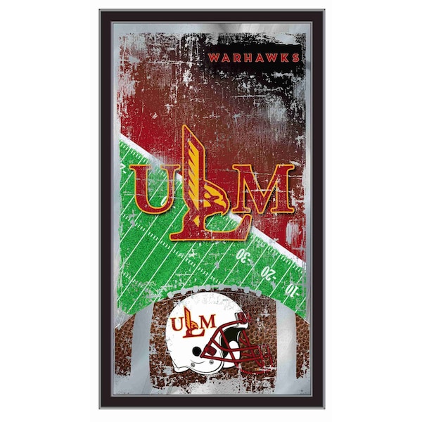 Holland Bar Stool Co Louisiana-Monroe 15" x 26" Football Mirror - MFTBLLA-MON