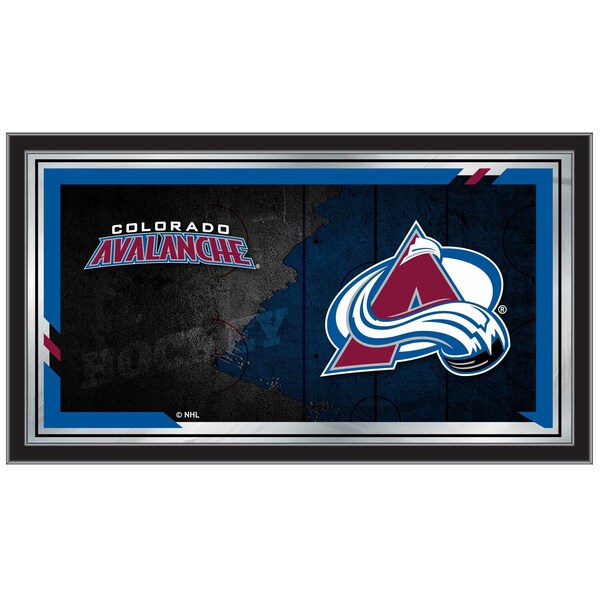 Holland Bar Stool Co Colorado Avalanche 15" x 26" Hockey Collector Mirror by Holland Bar Stool Company - MCOLCOLAVA