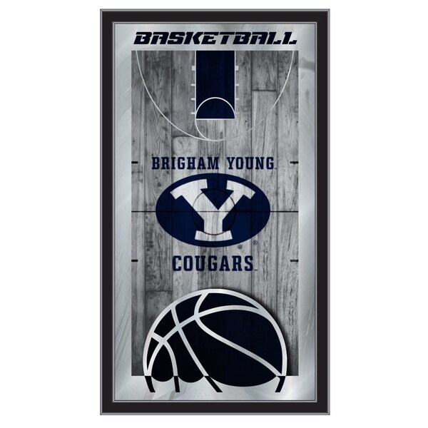 Holland Bar Stool Co Brigham Young 15" x 26" Basketball Mirror - MBSKTBRIGYN