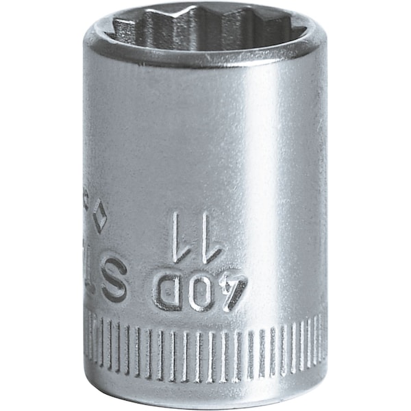 Stahlwille Tools 6, 3 mm (1/4") Sockets Size 11 mm L.23 mm - 01030011