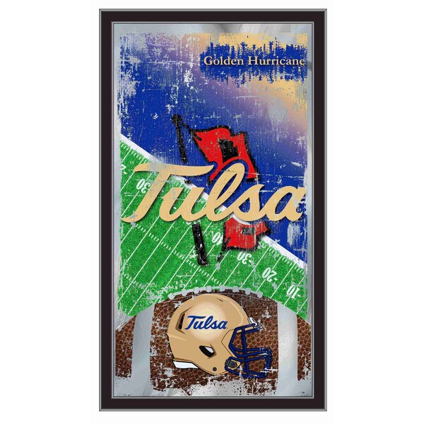Holland Bar Stool Co Tulsa 15" x 26" Football Mirror - MFTBLTULSAU
