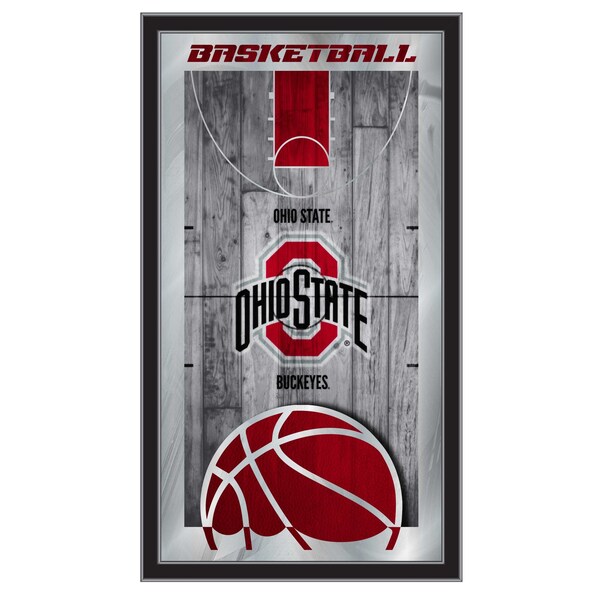 Holland Bar Stool Co Ohio State 15" x 26" Basketball Mirror - MBSKTOHIOST