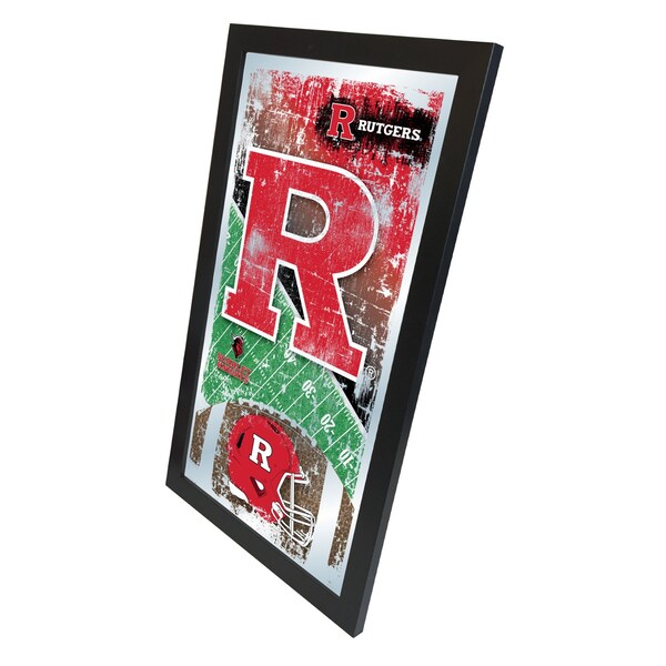 Holland Bar Stool Co Rutgers 15" x 26" Football Mirror - MFTBLRUTGER