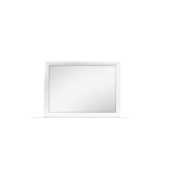 Global Furniture Usa Transitional Glam  Jordyn White Mirror - 1196