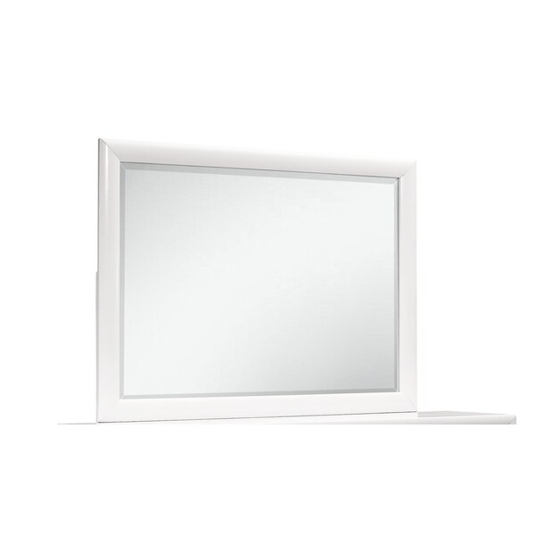 Global Furniture Usa Transitional Glam  Jordyn White Mirror - 1196