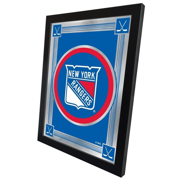 Holland Bar Stool Co New York Rangers 17" x 22" Logo Mirror - MLOGONYRANG