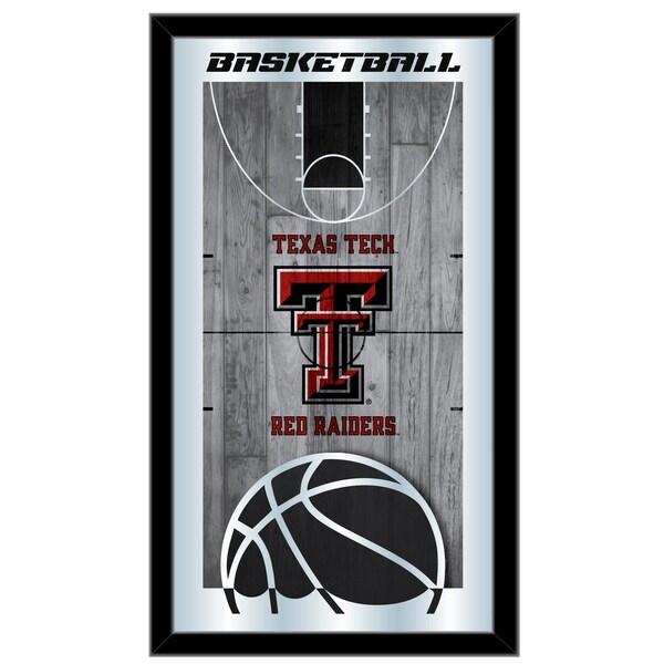 Holland Bar Stool Co Texas Tech 15" x 26" Basketball Mirror - MBSKTTXTECH
