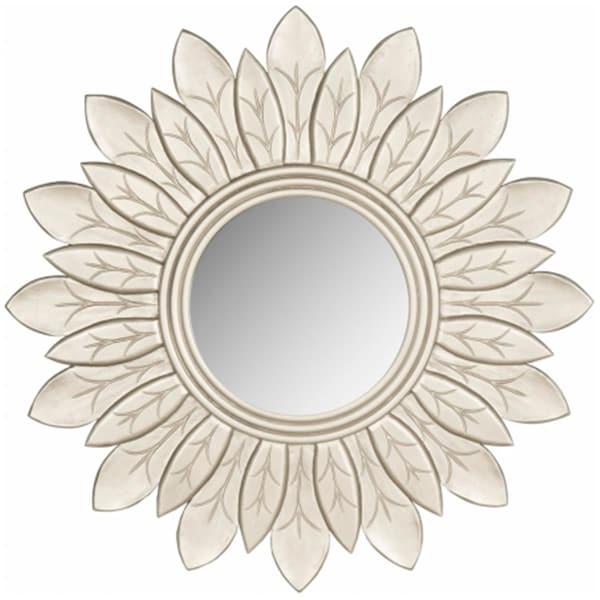 Safavieh Sun King Mirror, Pewter - 30 x 1 x 30 in. - MIR5003B