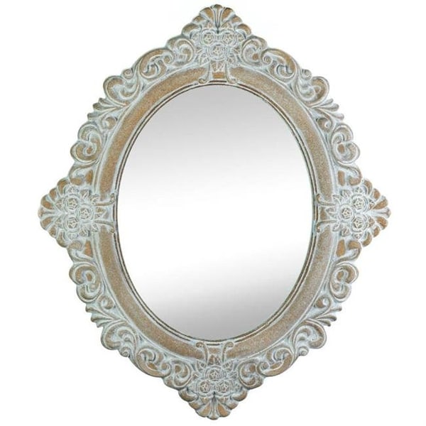 Aewholesale AEWholesale 10017104 Vintage Look Taupe Amelia Mirror - 10017104