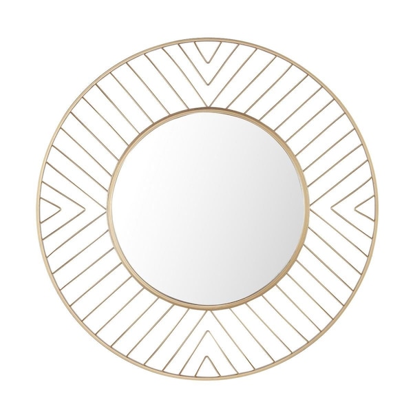 Safavieh 18 in. Fonna Mirror, Gold - MRR1046A