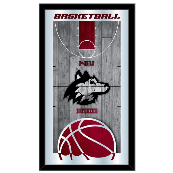 Holland Bar Stool Co Northern Illinois 15" x 26" Basketball Mirror - MBSKTNORILL